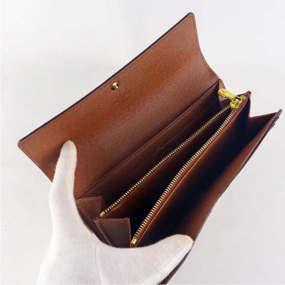 Louis Vuitton LV Long Wallet Monogram 7.4x4.2in Portefeuil Sarah With Box #A1037 - Picture 12 of 16